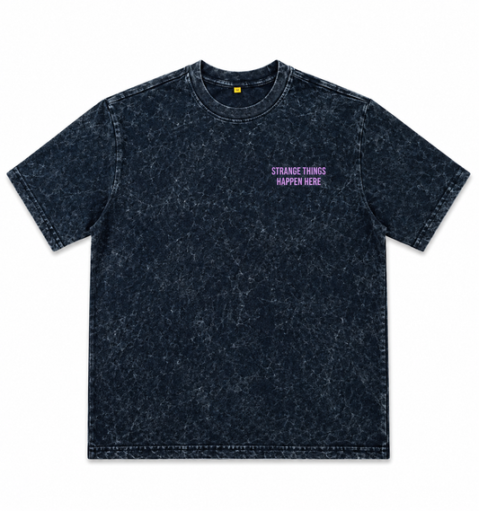 Strange Things - Oversize Acid wash Tee