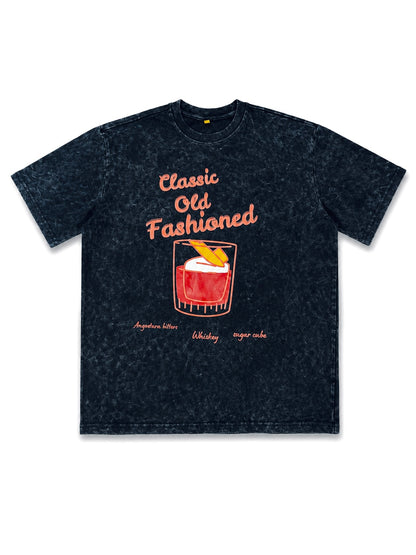 The Bar 1806 - Oversize Acid Wash Tee