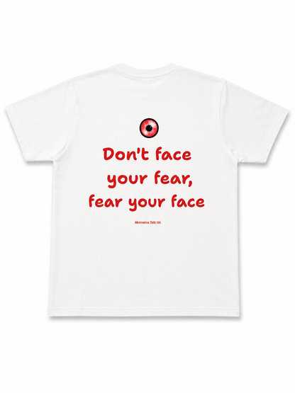 Motivational Talk 101 - Regular Fit White Tee