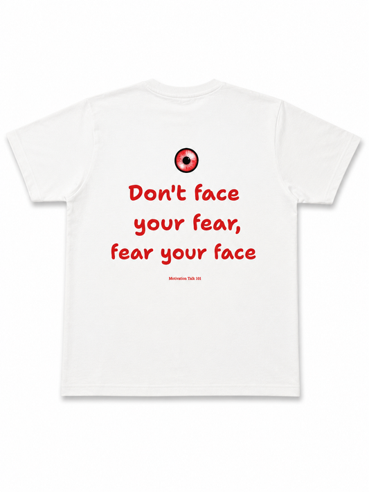 Motivational Talk 101 - Regular Fit White Tee