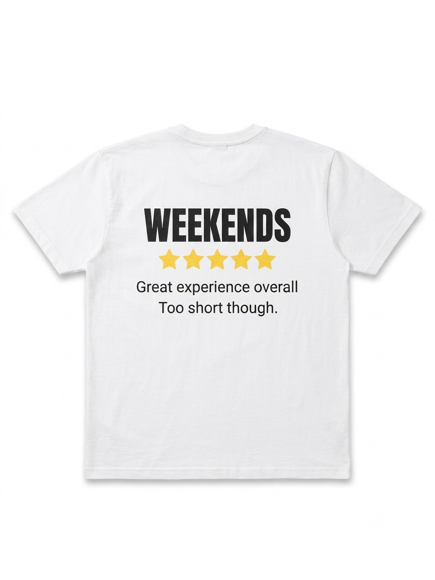 Reviews - Regular White Tee